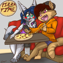 6:14 is pizza time apparently, just so you know~ [c]