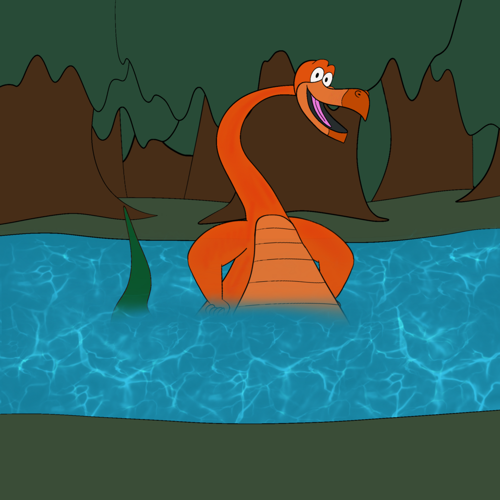 Flamingator in the Enchanted Swamp