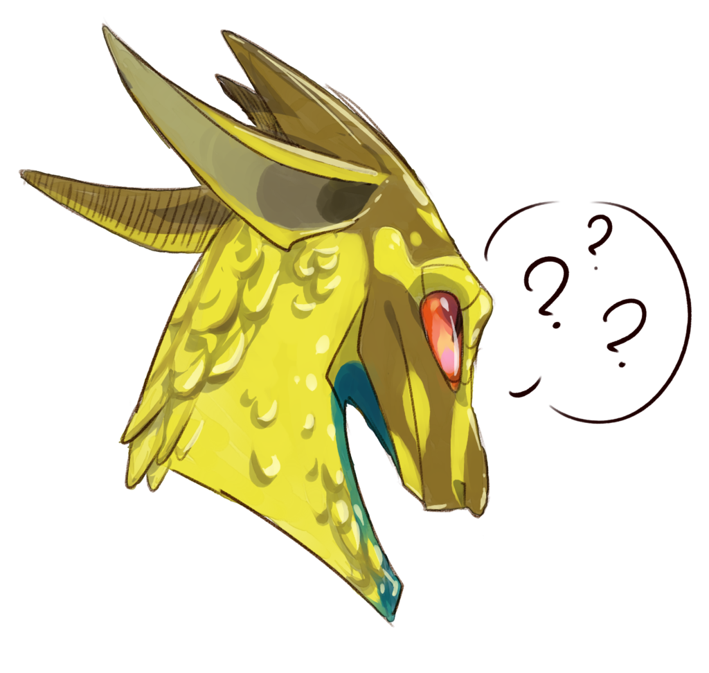 gold drago bust
