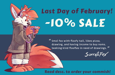 FINAL day of February -10% SALE !! REMINDER (ENDED!!!)