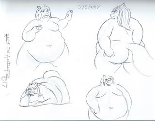 Fat Royce warmup doodles 1