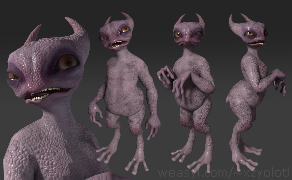 alien critter model