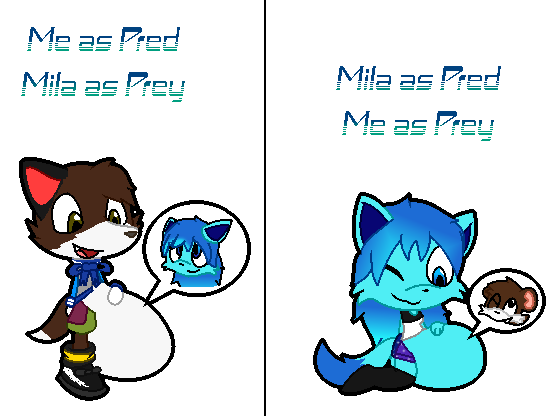 [Vore Gift] Mila and Me pred or prey