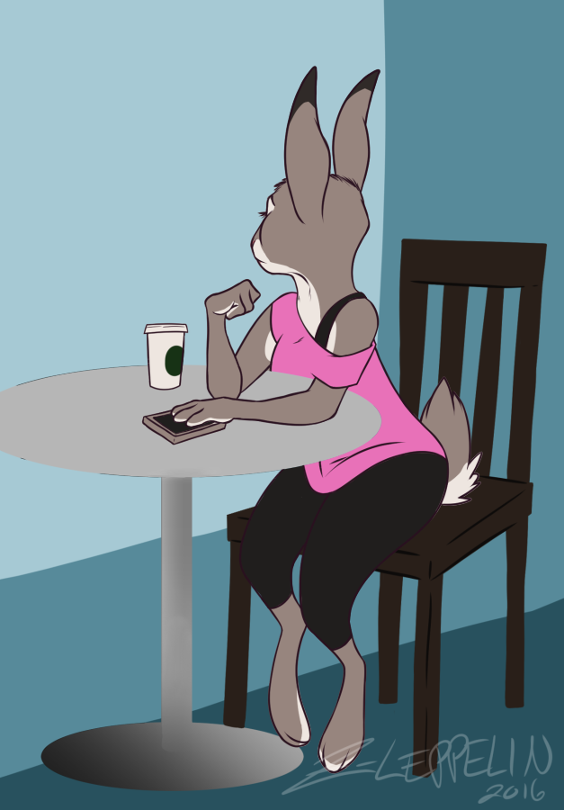 Judy at Starbucks