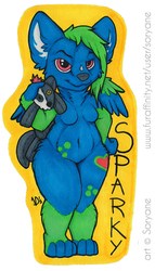 Sparky - Chibi Badge