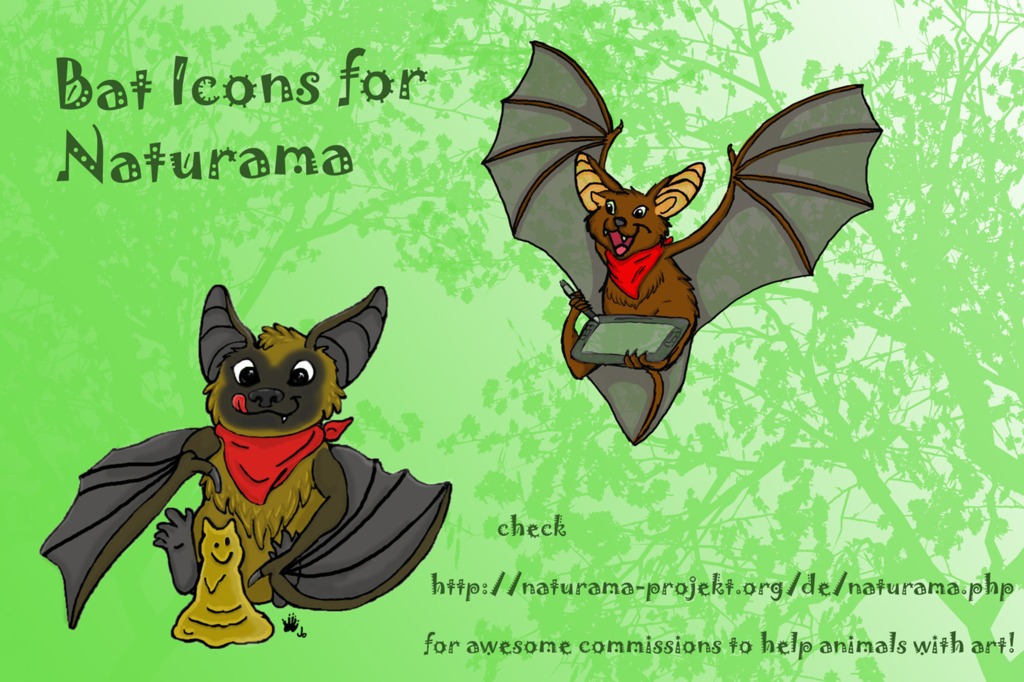 Bat Icons for NATURAMA 2013
