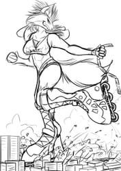 Lucarina - Rolling into Town (Sketch)