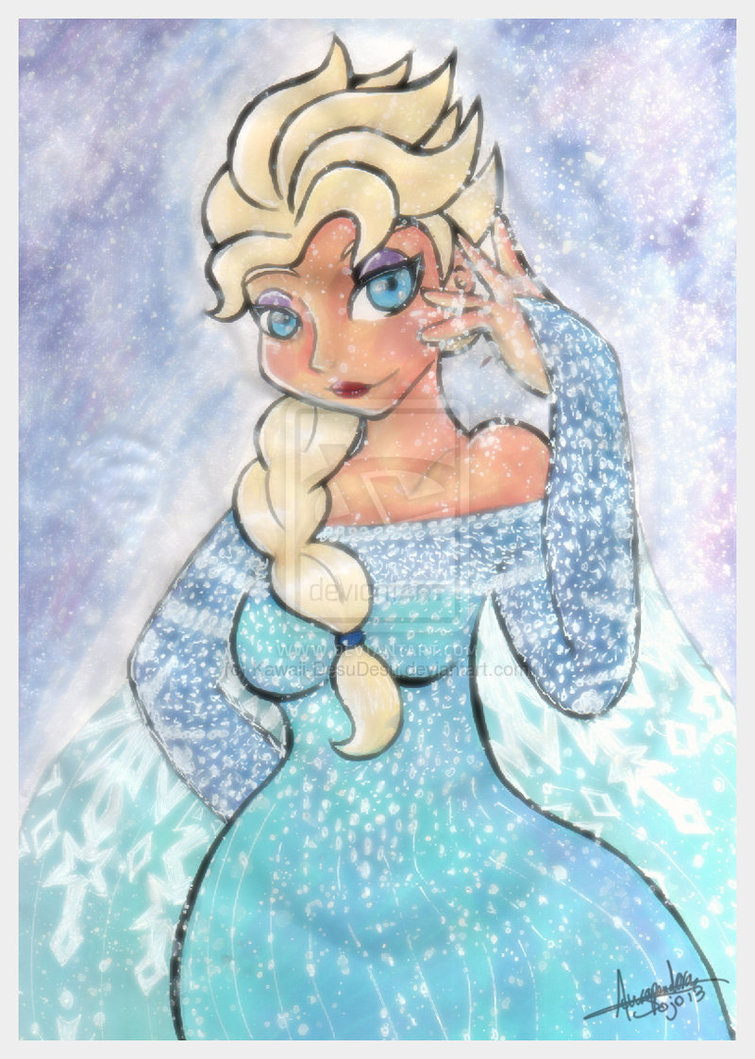 The cold never bothered me anyway