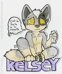 Kelsey - Chibi Badge