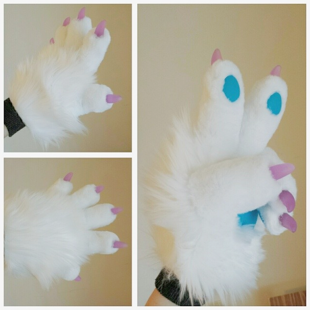 Glow in the dark Hand Paw : WIP
