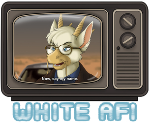 White Afi - Mad Science Badge