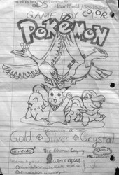 Pokemon Gold, Silver, and Crystal Poster
