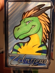 Zelryem Con Badge! (By Moss)