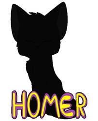 Homer, The Blind Wondercat! [Speedpaint]