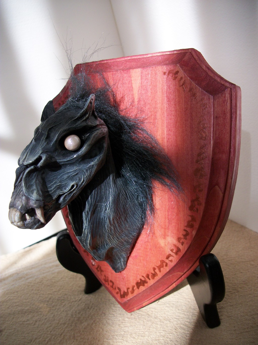 thestral miniature taxidermy bust