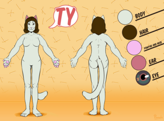 Reference sheet, Ty