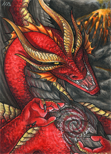 ACEO for RedFyreDragon
