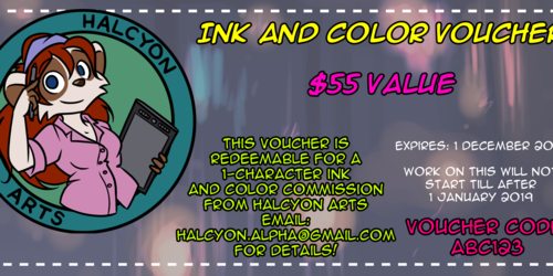 Holiday Gift Vouchers - 40 USD Color Commissions