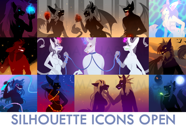 Silhouette Icons OPEN
