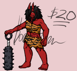 $20 Buff Red Oni Gal For Sale!!!