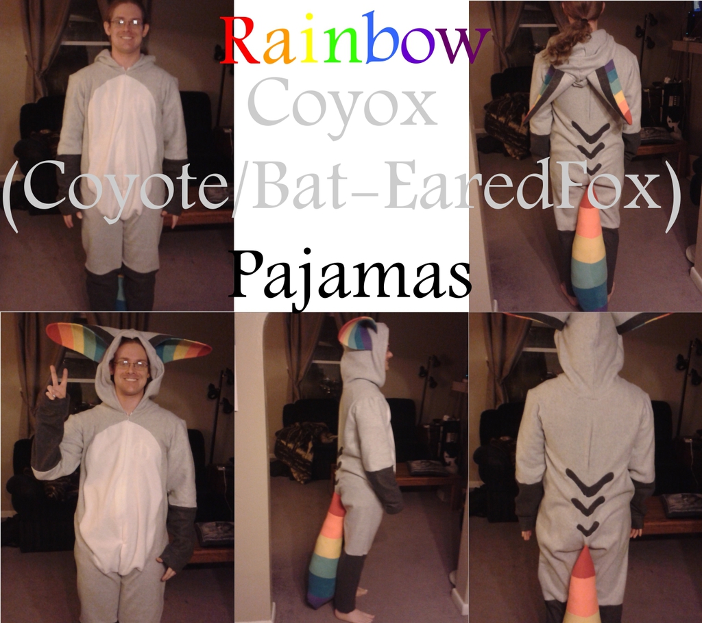 Rainbow Coyox Pajamas