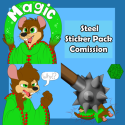 Steel Sticker Pack Comission