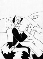 [Old Art] Kendall Driving (Inks) by Minzoku