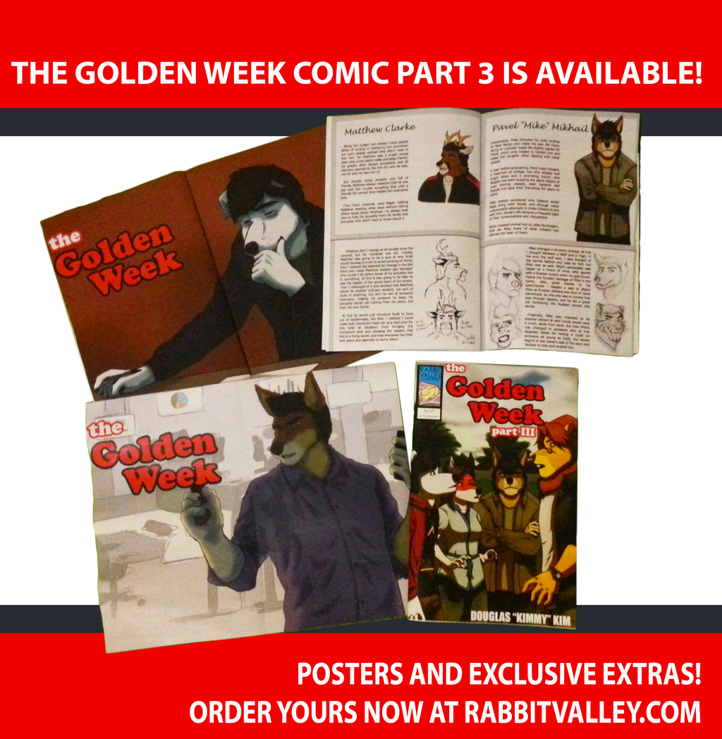 The Golden Week comic Issue 3 is Available at RabbitValley