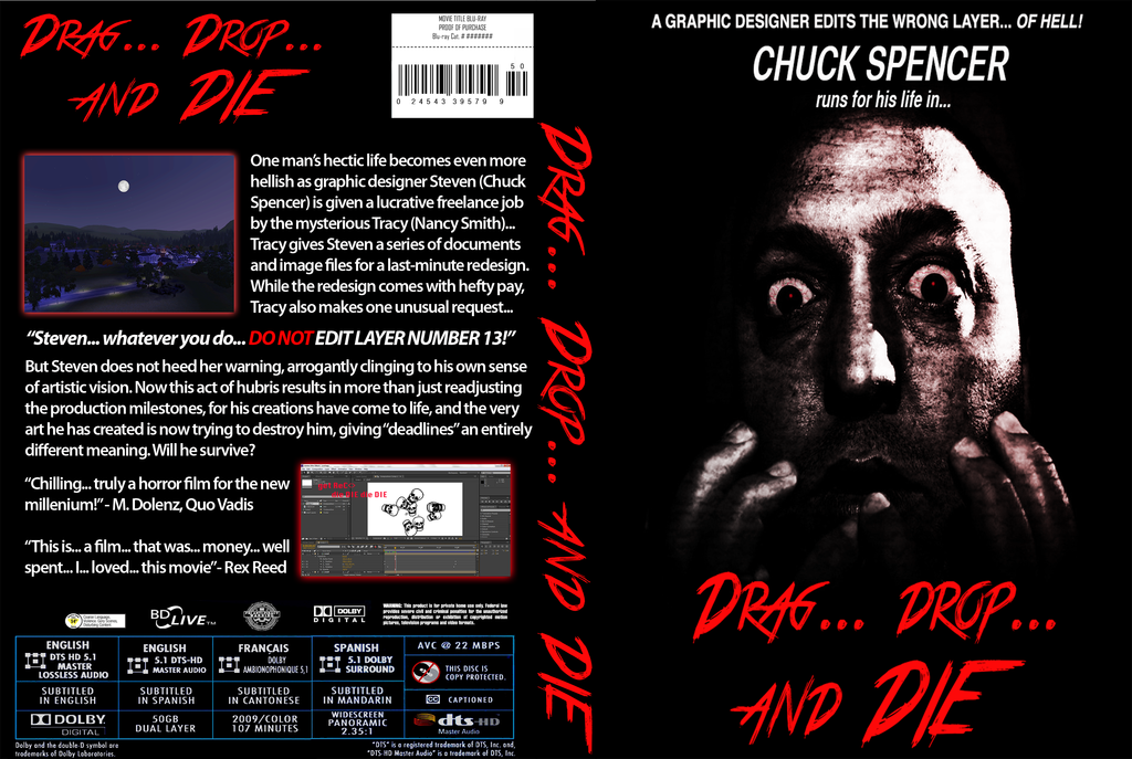 "Drag, Drop... and DIE", the Blu-Ray DVD