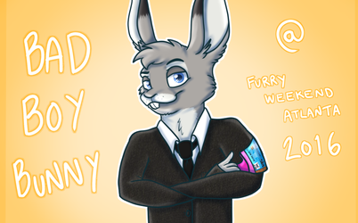 Bad Boy Bunny FWA 2016 Room Sign