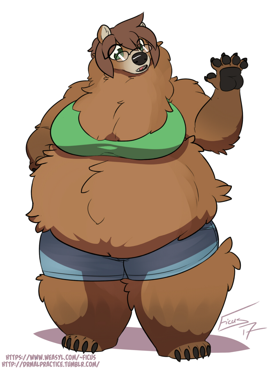 A girl can go full bear