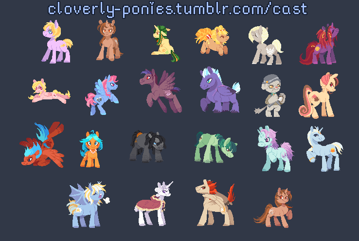 Cloverly Pony Pixels