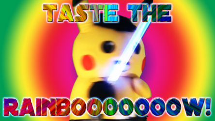 Pikachu Fursuiting: Jedi Ace Spade's "Rapid-Rainbow-Lightsaber-Spin"