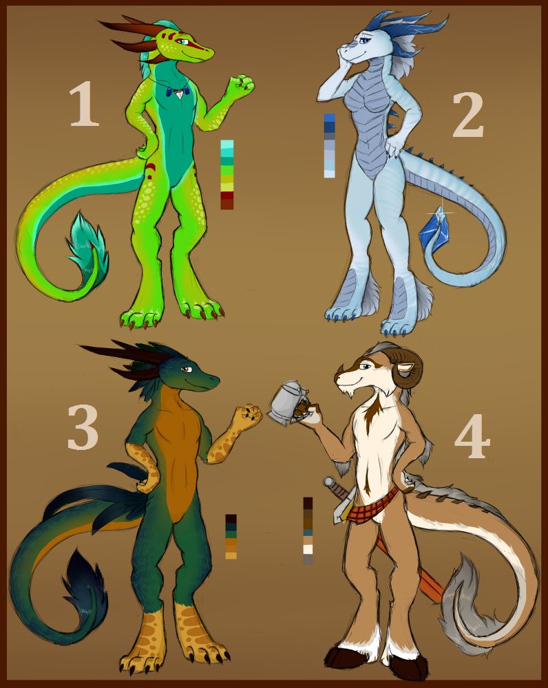 Eastern Dragon Characters [Sold]