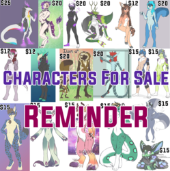 Character Sale Reminder!