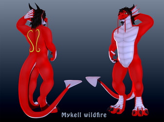 Mykell 3D VRChat Model
