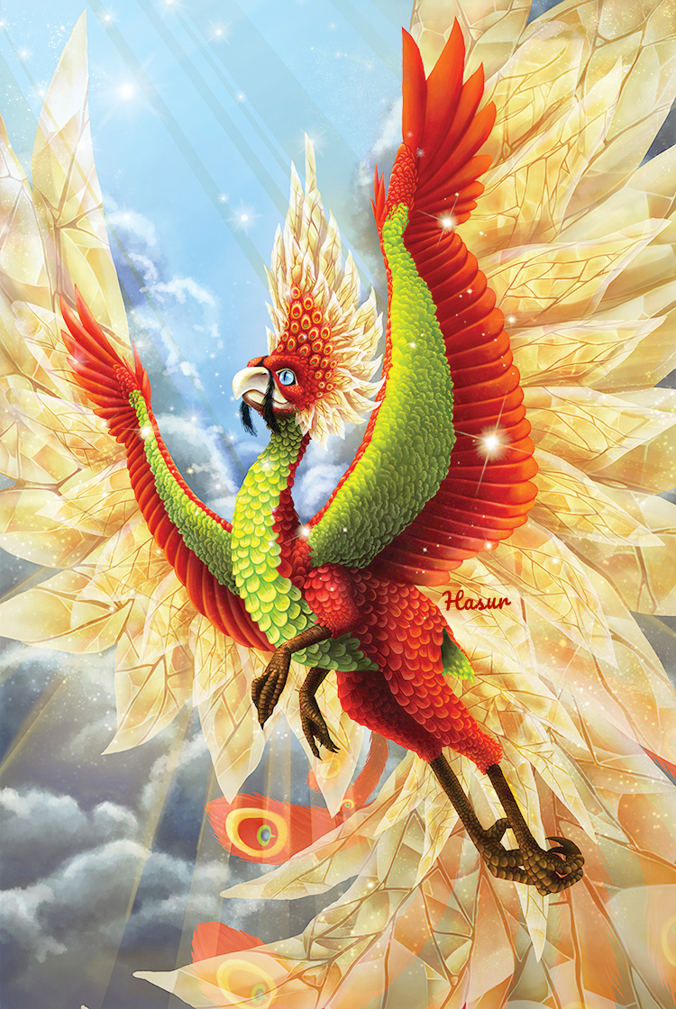 Cristal winged phoenix