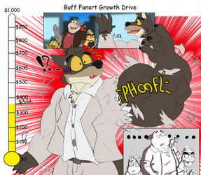 Buff Fanart Growth Drive: Mr. Wolf $362