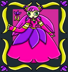 Luna Pink Flower Dress