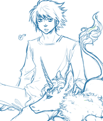 Lawliet and Unicorn