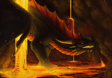 A Dragon's Territory - by Keltaan