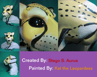 Painted Gas Mask: Kauko Cheetah