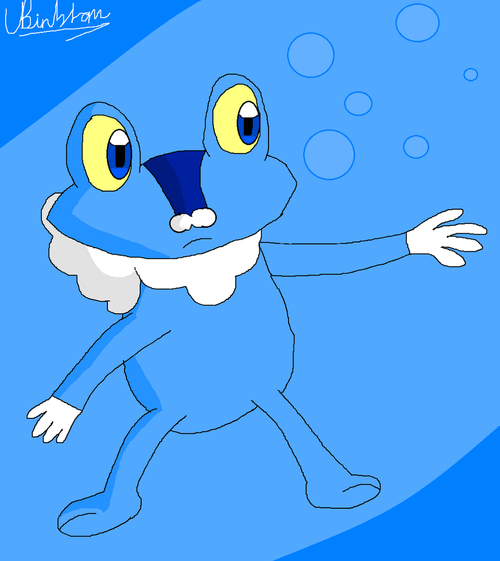 Featured image: Froakie the Bubble Frog Pokemon