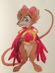 Watercolor Mrs Brisby