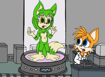 Tails revives Cosmo
