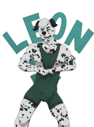 Wrestling pose: Leon