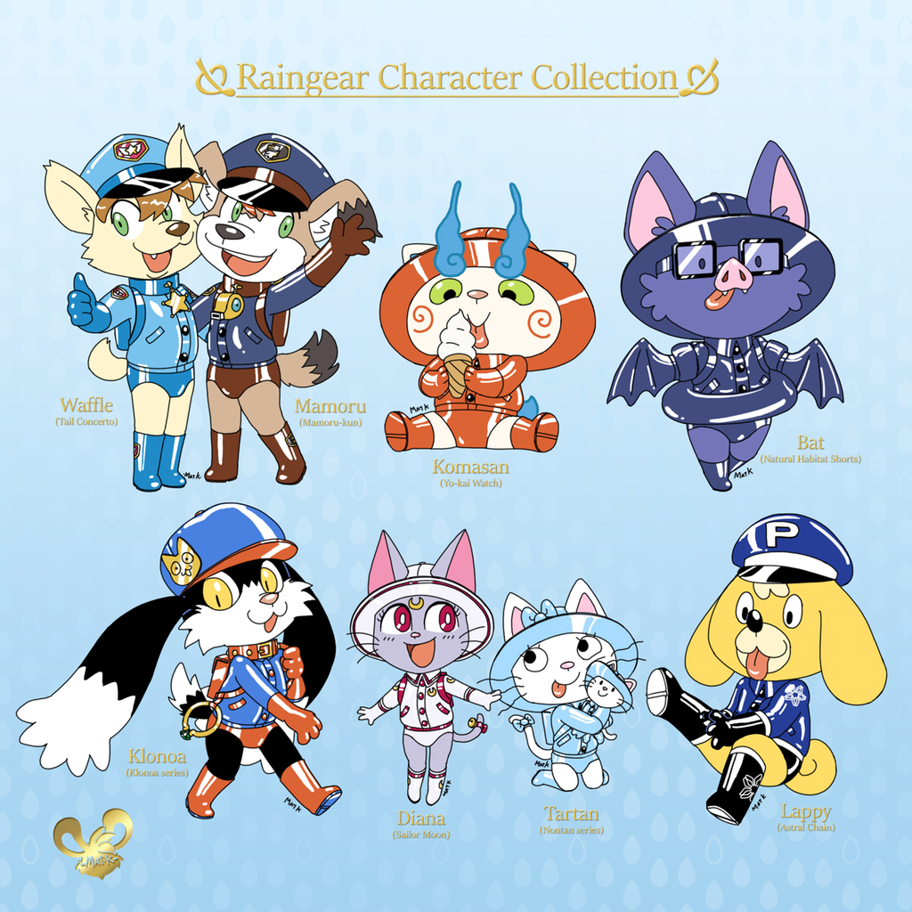 Most recent image: Raingear Character Collection