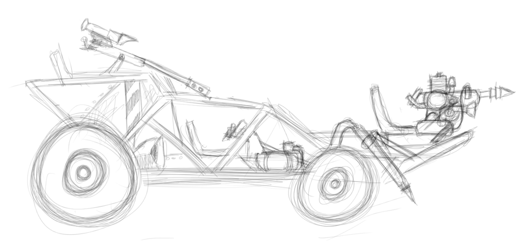 Vehicle Concept: Silver Crescents Hunter