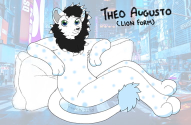 Theo’s Lion Form(AU and Not Done by Me)No