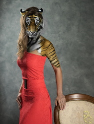 Tigress in a Red Dress